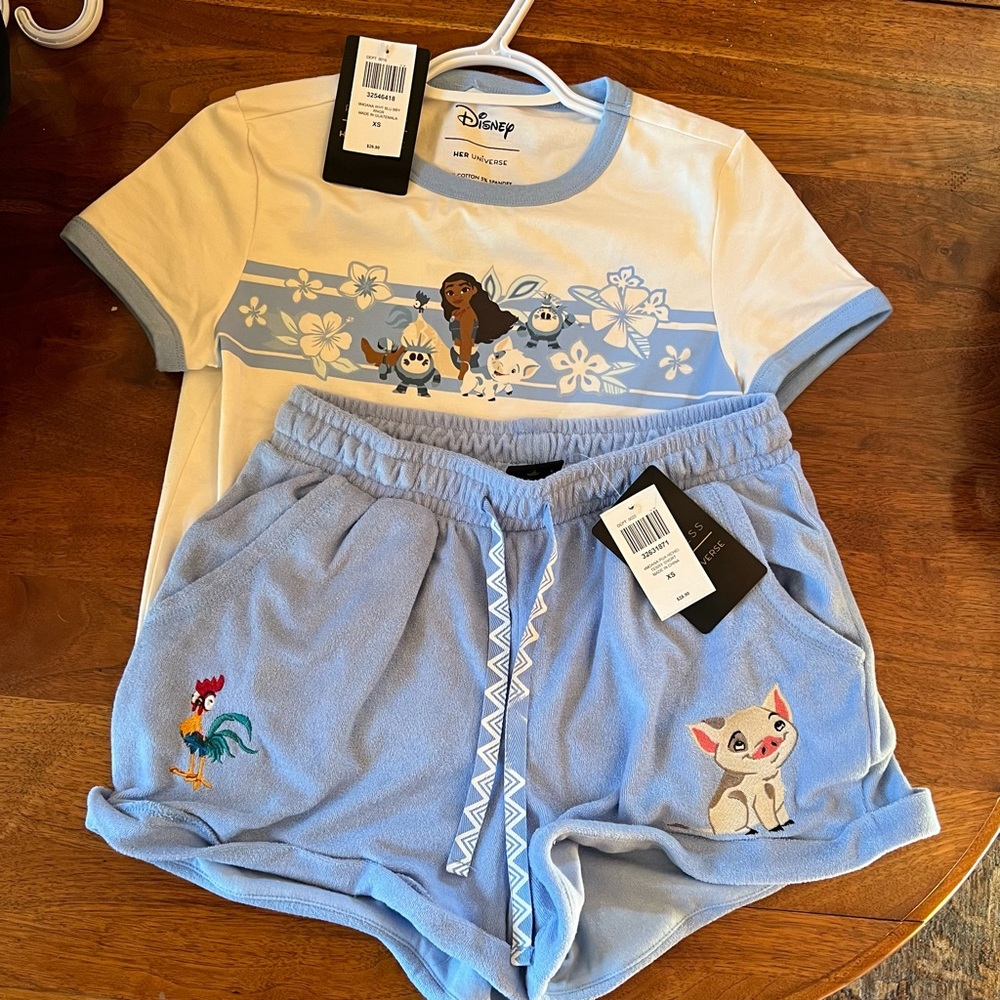 Her Universe Disney Moana Baby T-Shirt & Lounge Shorts